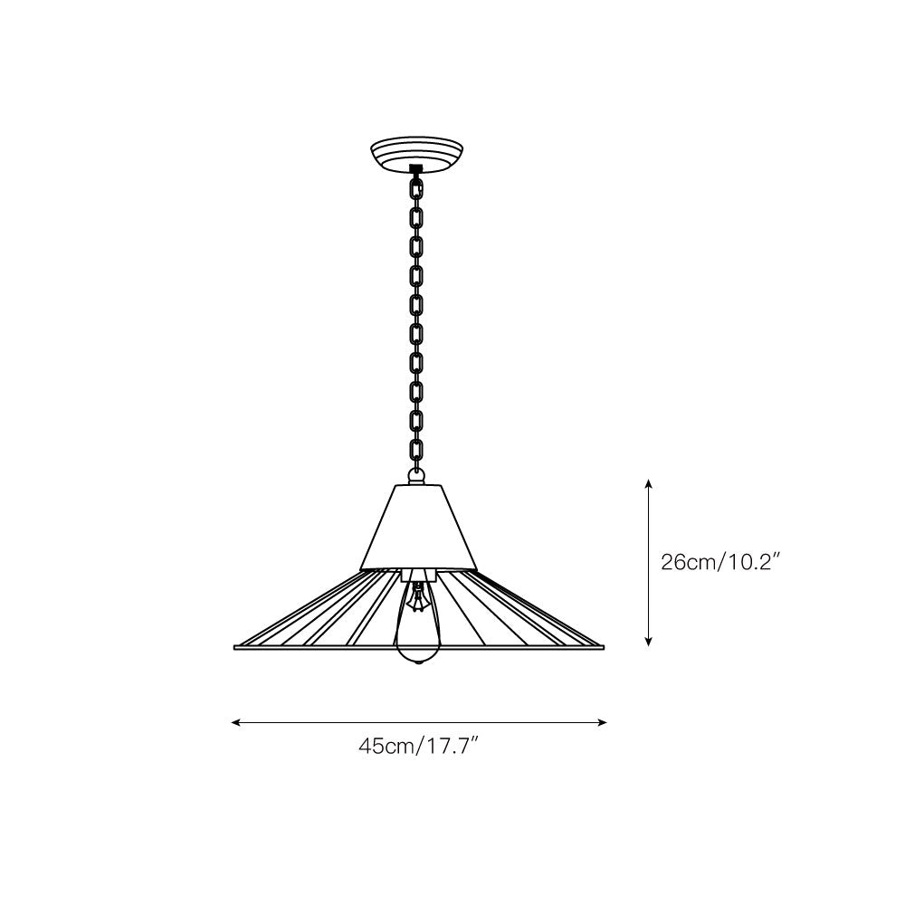 Ulthee Suspension Moderne Minimaliste en Bois et Métal - Neutralighting