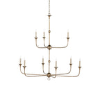 Wisp Grand Lustre en Métal de Bronze Industriel Vintage - Neutralighting