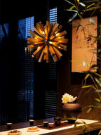 Nova Chandelier Art Nordic Premium en Bois Éclatant - Neutralighting