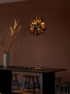 Nova Chandelier Art Nordic Premium en Bois Éclatant - Neutralighting