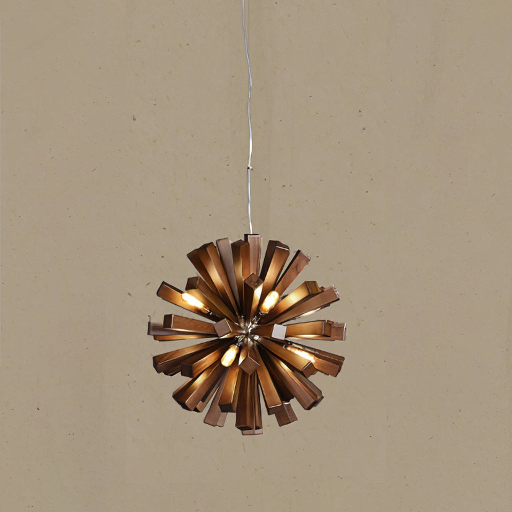 Nova Chandelier Art Nordic Premium en Bois Éclatant - Neutralighting