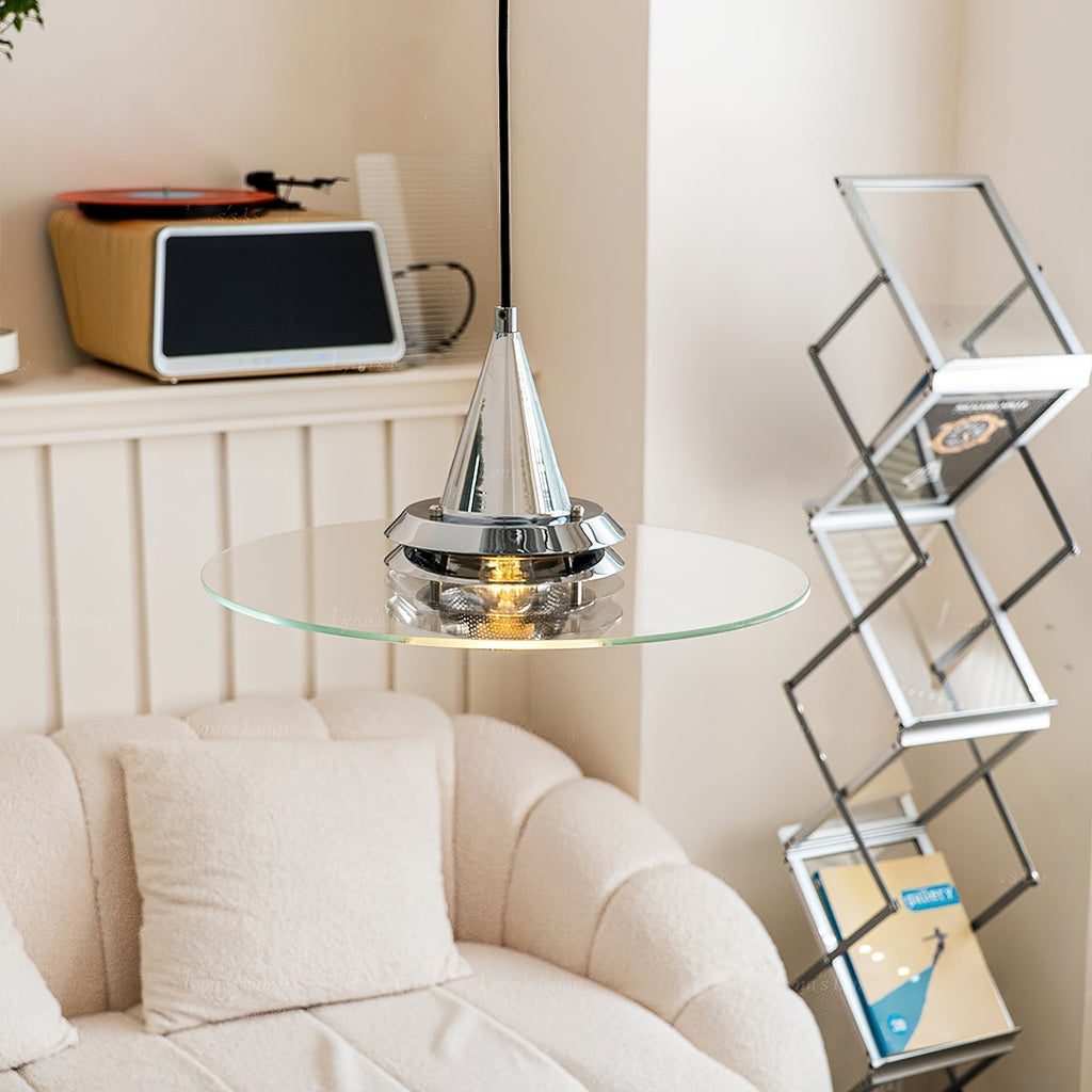 Vaughn Lampe Pendante en Verre Contemporaine - Neutralighting