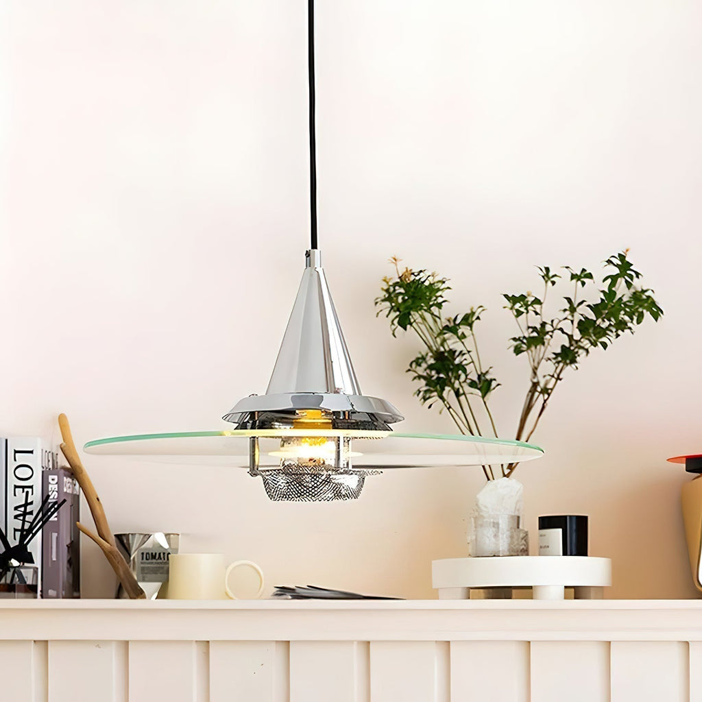 Vaughn Lampe Pendante en Verre Contemporaine - Neutralighting