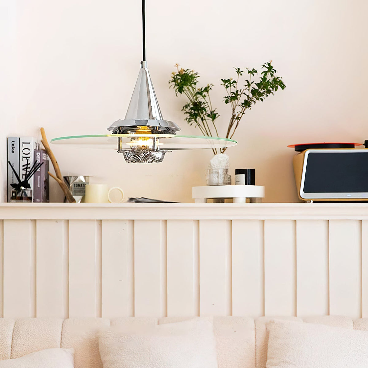 Vaughn Lampe Pendante en Verre Contemporaine - Neutralighting
