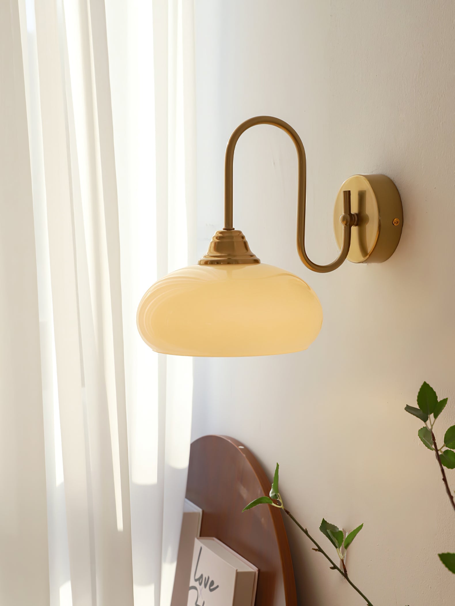 Ophaan Applique Murale Moderne Minimaliste en Verre et Métal - Neutralighting