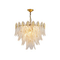 Ivthayra Lustre Postmoderne en Laiton et Verre de Luxe - Neutralighting