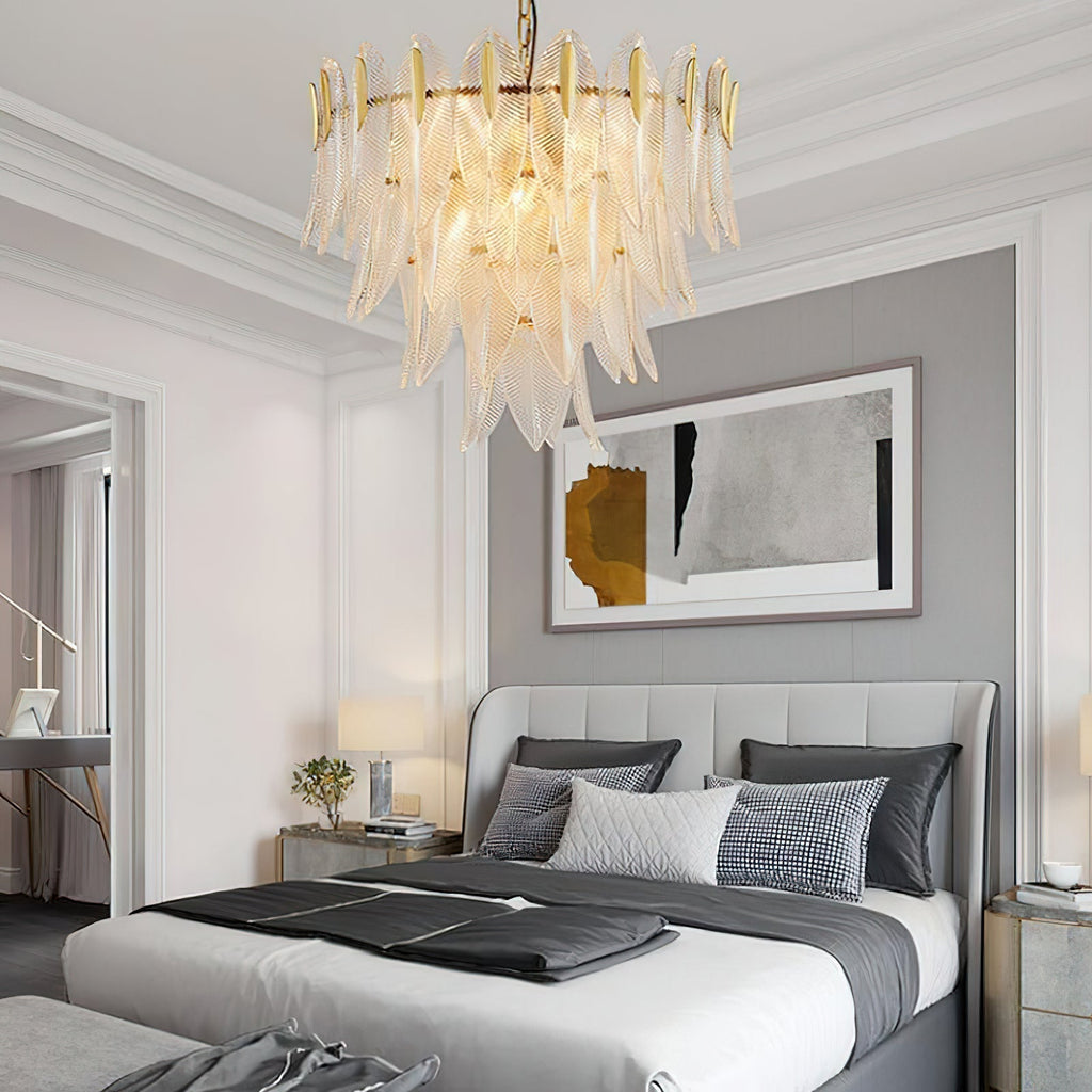 Ivthayra Lustre Postmoderne en Laiton et Verre de Luxe - Neutralighting