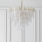 Ivthayra Lustre Postmoderne en Laiton et Verre de Luxe - Neutralighting