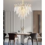 Ivthayra Lustre Postmoderne en Laiton et Verre de Luxe - Neutralighting