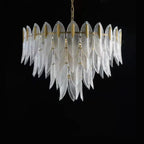 Ivthayra Lustre Postmoderne en Laiton et Verre de Luxe - Neutralighting