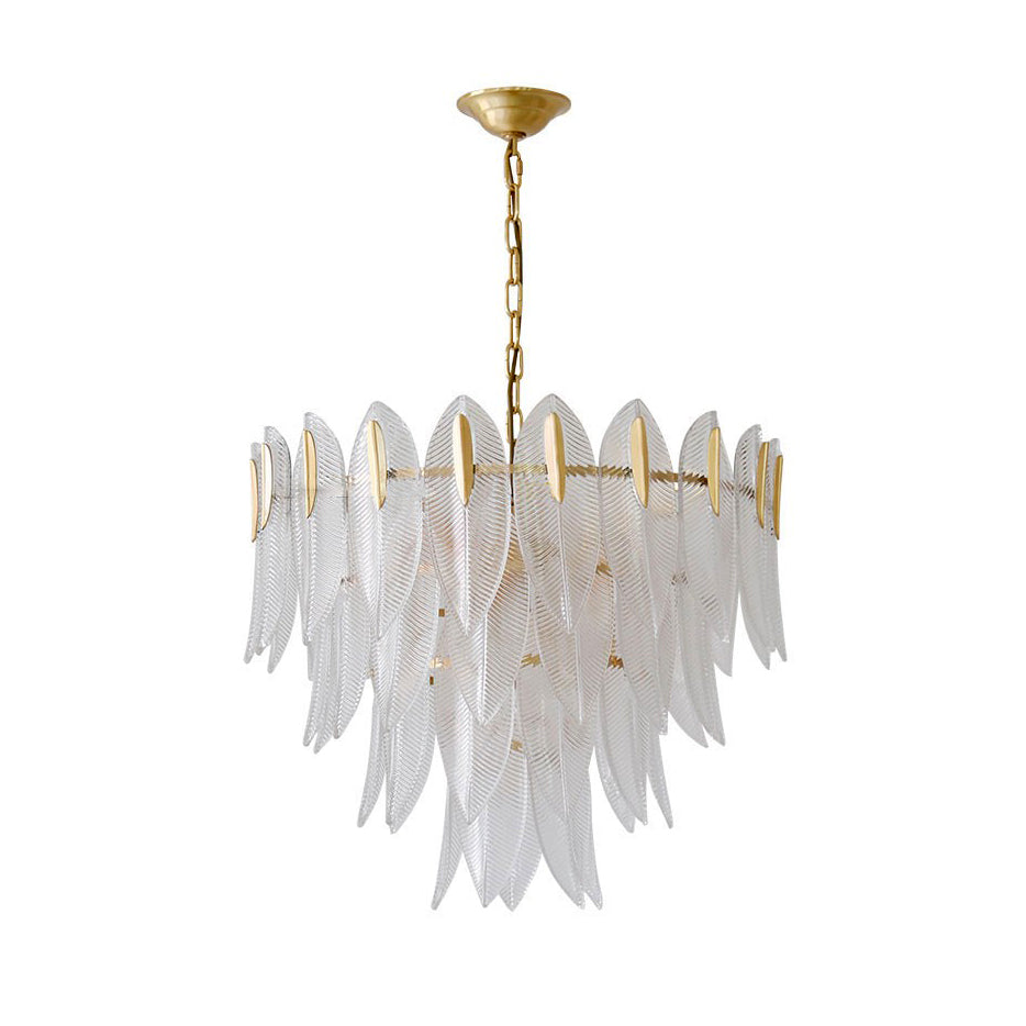 Ivthayra Lustre Postmoderne en Laiton et Verre de Luxe - Neutralighting