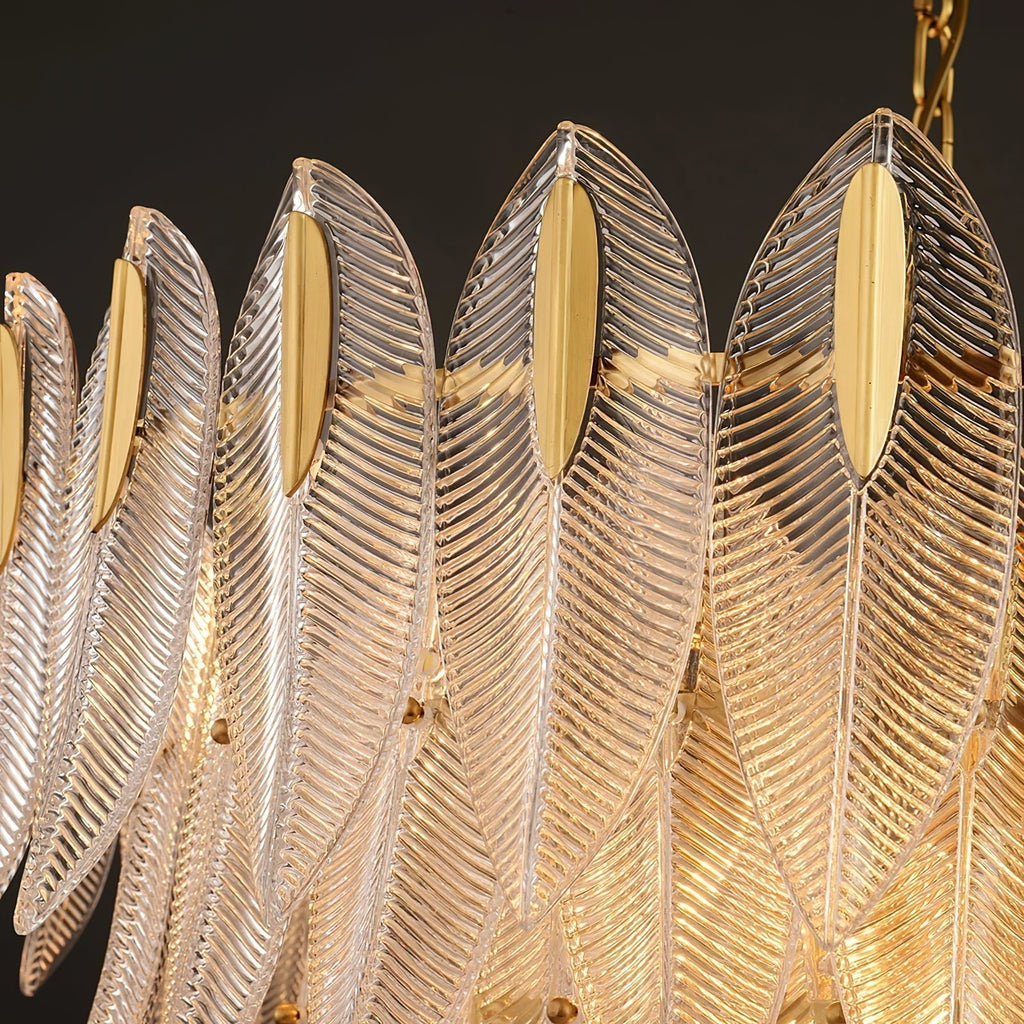 Ivthayra Lustre Postmoderne en Laiton et Verre de Luxe - Neutralighting