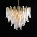 Ivthayra Lustre Postmoderne en Laiton et Verre de Luxe - Neutralighting