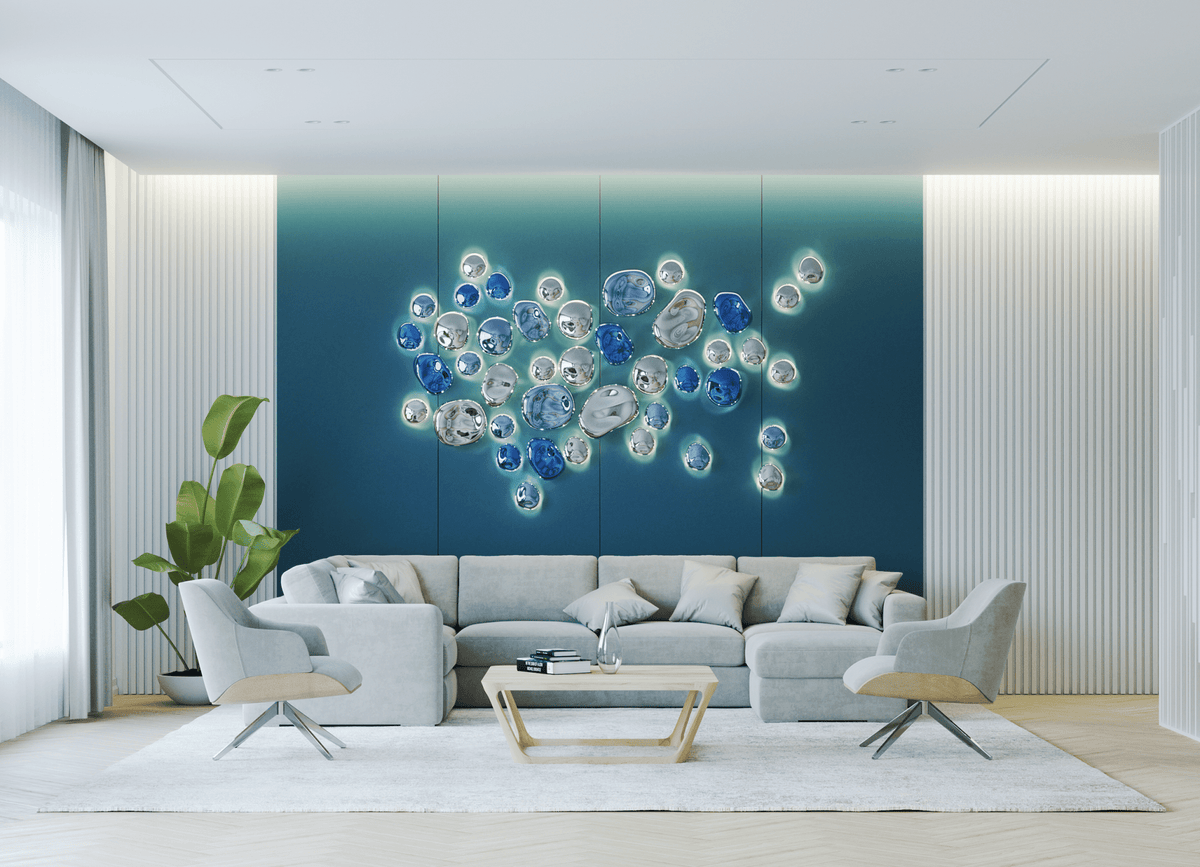 Nyzoris Applique Murale Élégante en Verre Bulle - Neutralighting