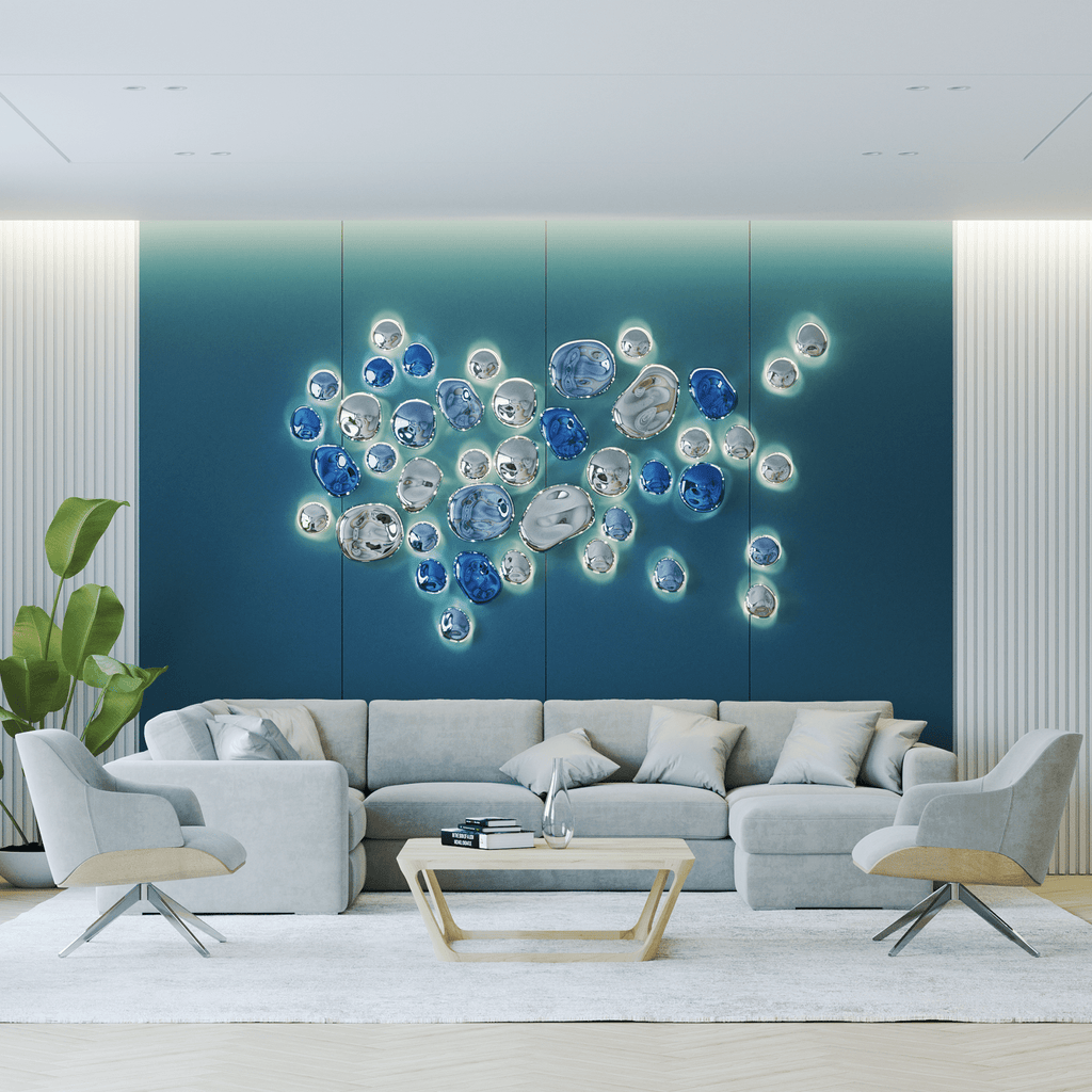 Nyzoris Applique Murale Élégante en Verre Bulle - Neutralighting