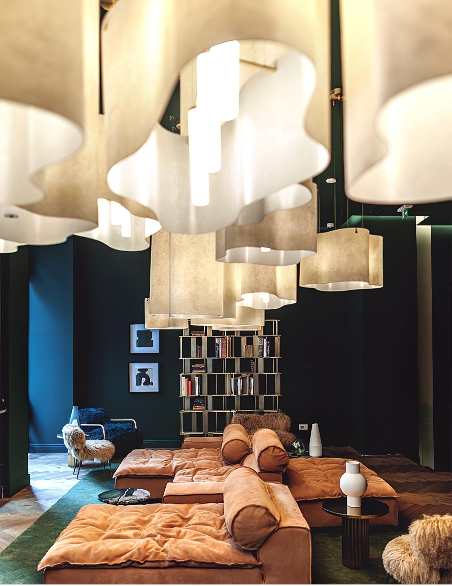 Evelan Lampe Pendante Forme Nuage Art Moderne - Neutralighting