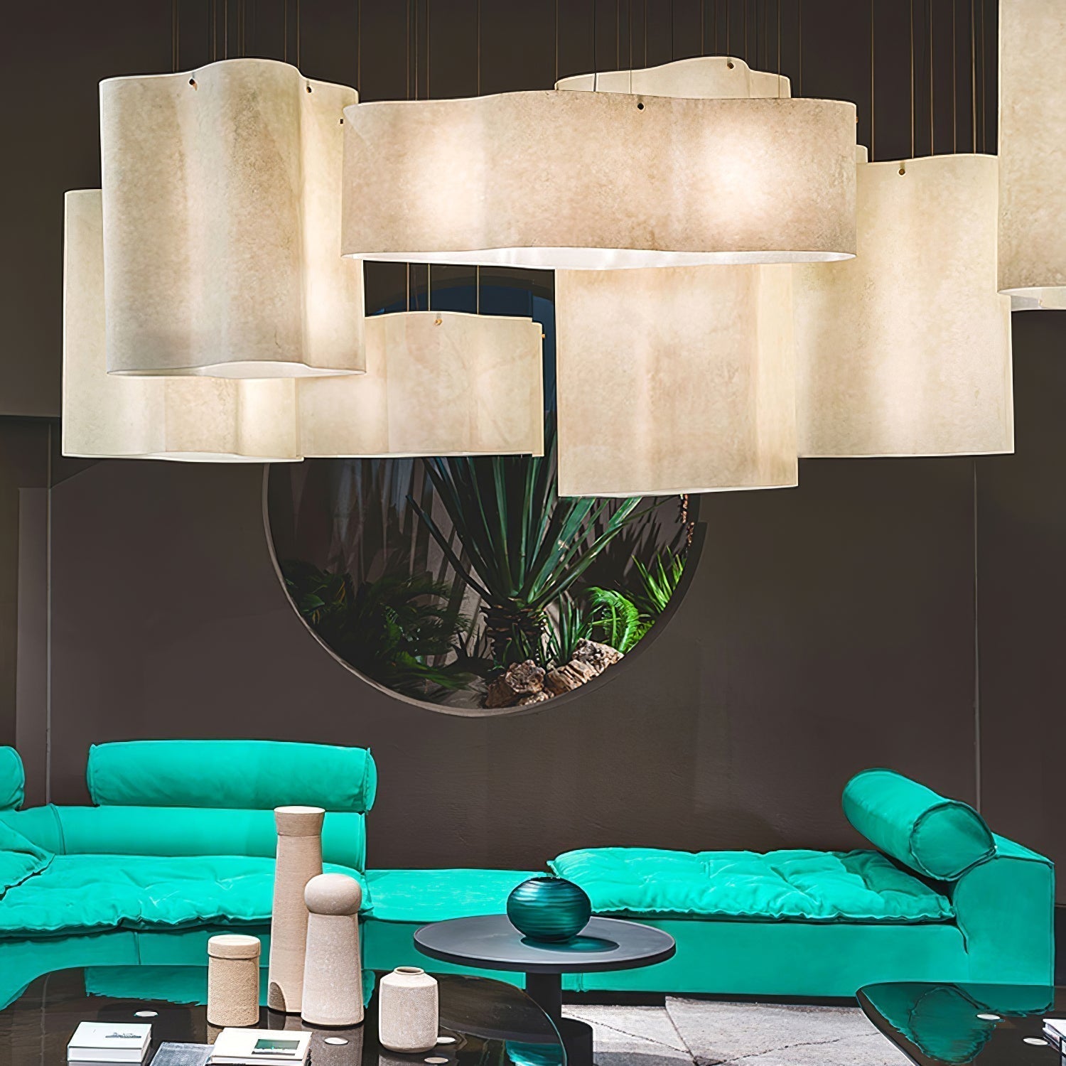 Evelan Lampe Pendante Forme Nuage Art Moderne - Neutralighting