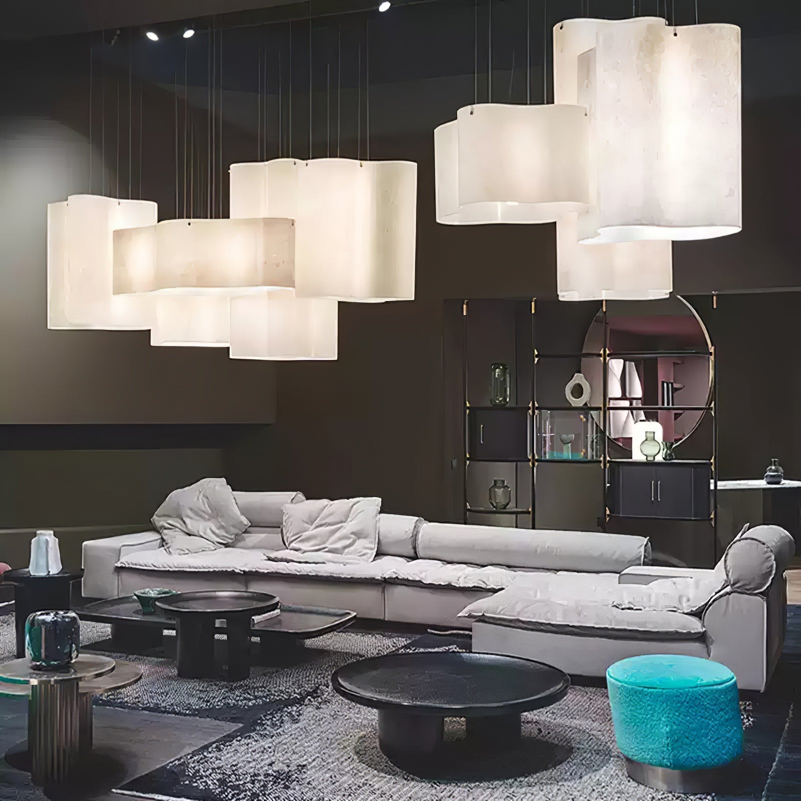 Evelan Lampe Pendante Forme Nuage Art Moderne - Neutralighting