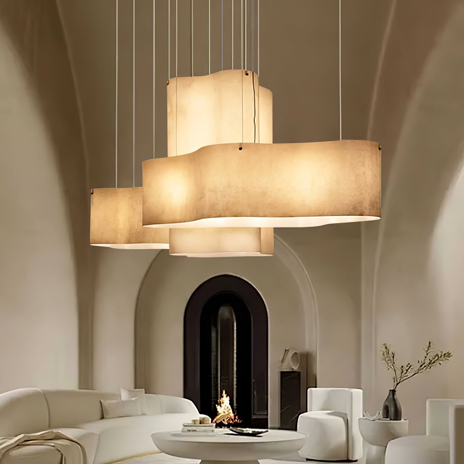 Evelan Lampe Pendante Forme Nuage Art Moderne - Neutralighting