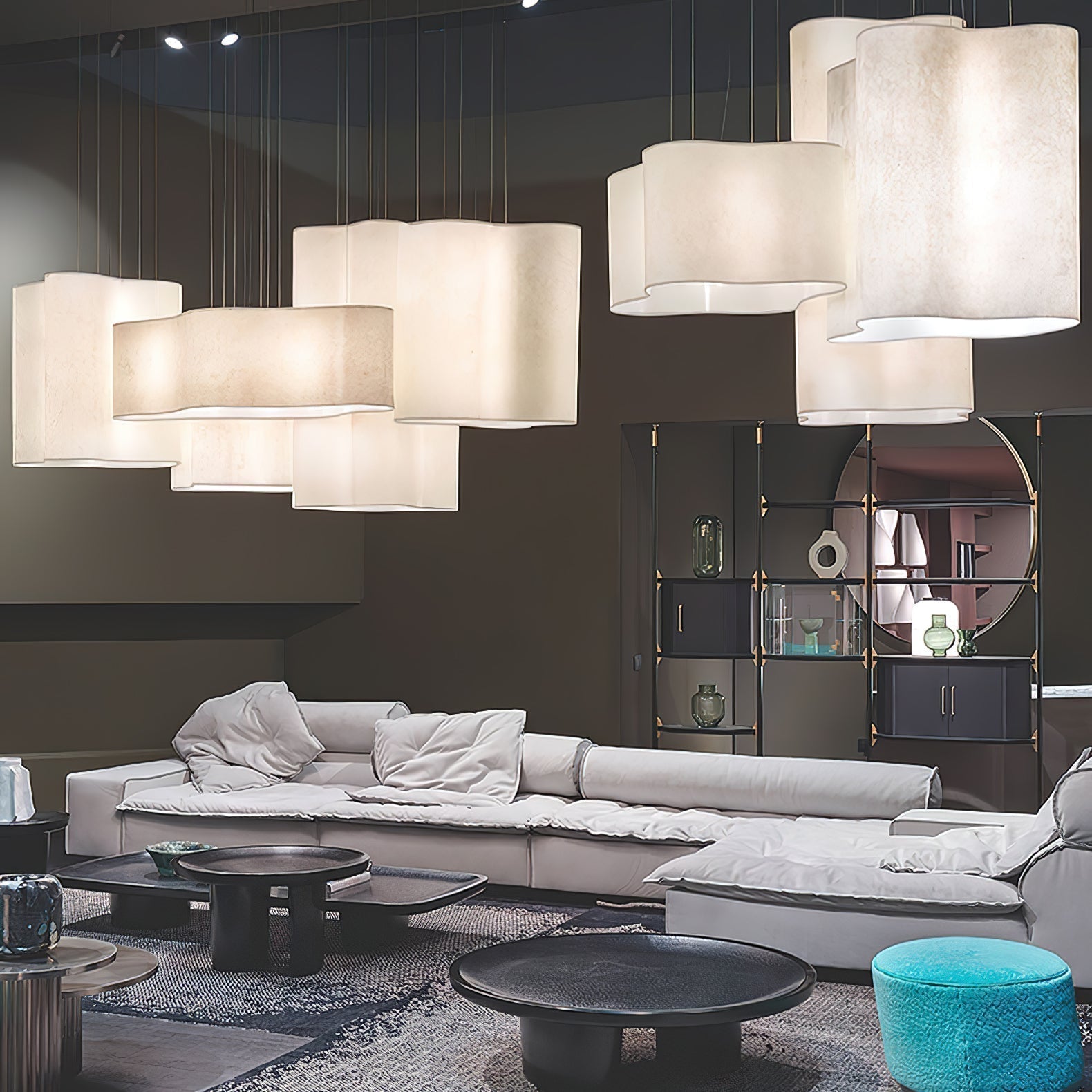 Evelan Lampe Pendante Forme Nuage Art Moderne - Neutralighting