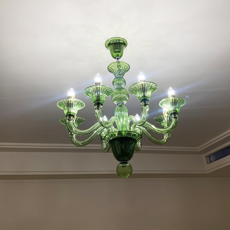 Silva Rétro Lustre Métal Verre Salon Salle à Manger - Neutralighting