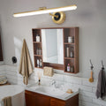 Evara Applique Murale Linéaire Moderne. Métal. Or. Salle de Bain - Neutralighting