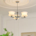 Lustra Chandelier en Verre Vintage Doré Naturel - Neutralighting