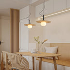 Arisha Suspension Minimaliste Métal Verre Salle à Manger Salle d'étude - Neutralighting