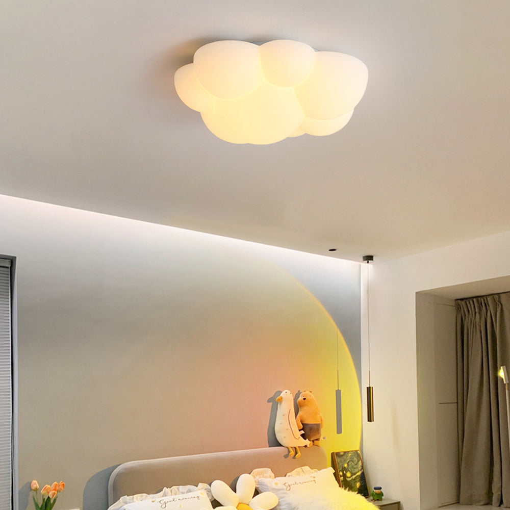 Aria Plafonnier LED Nuage Nordique Résine Chambre à Coucher - Neutralighting
