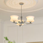 Lustra Chandelier en Verre Vintage Doré Naturel - Neutralighting