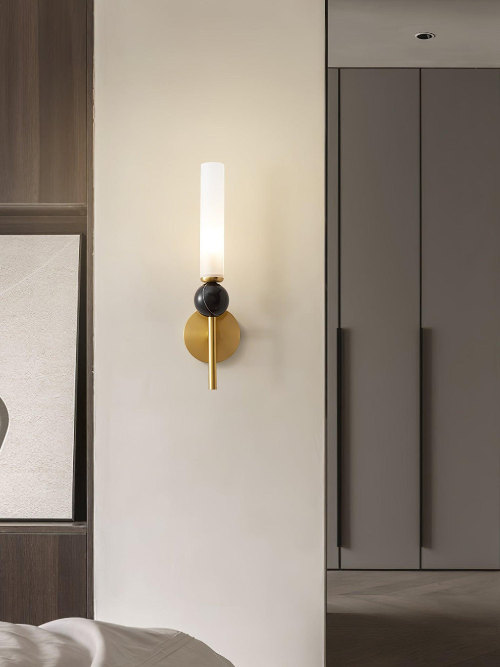 Casoreth Applique Murale Verticale en Marbre Moderne - Neutralighting