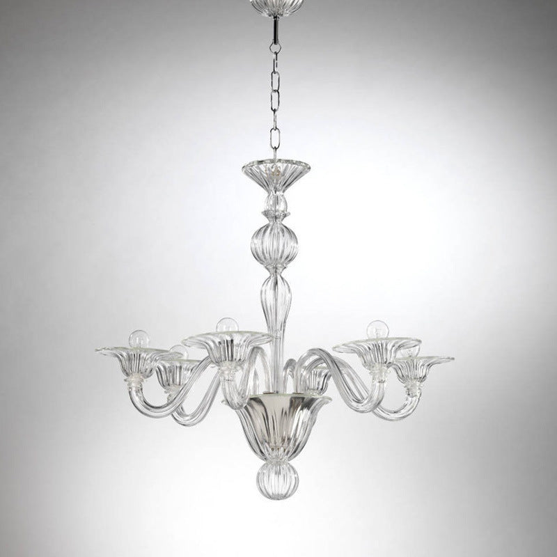 Silva Rétro Lustre Métal Verre Salon Salle à Manger - Neutralighting