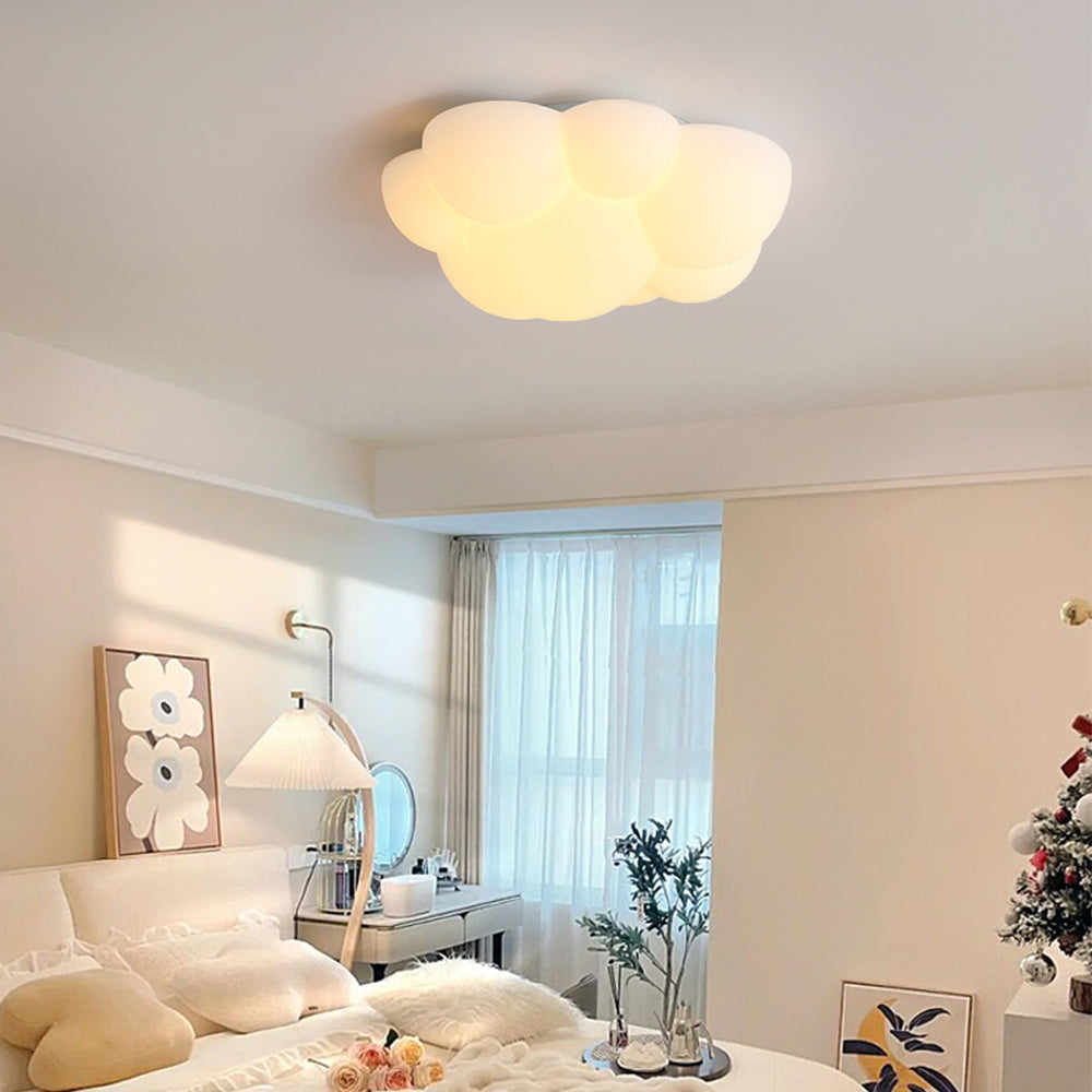 Aria Plafonnier LED Nuage Nordique Résine Chambre à Coucher - Neutralighting
