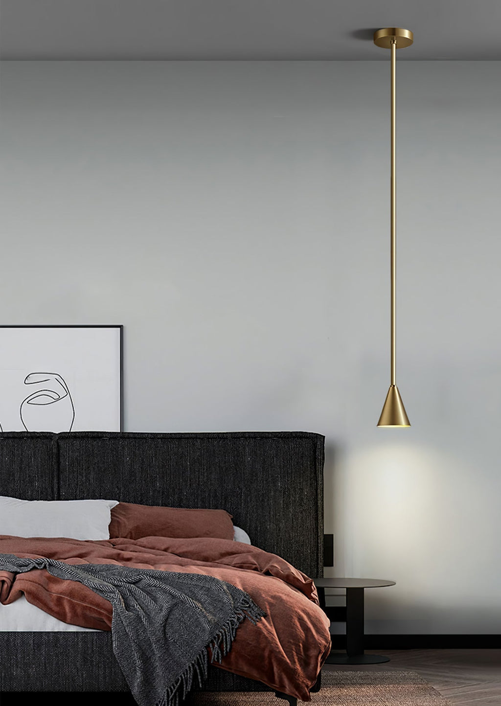 CutheionLampe Pendante en Laiton Moderne Minimaliste - Neutralighting
