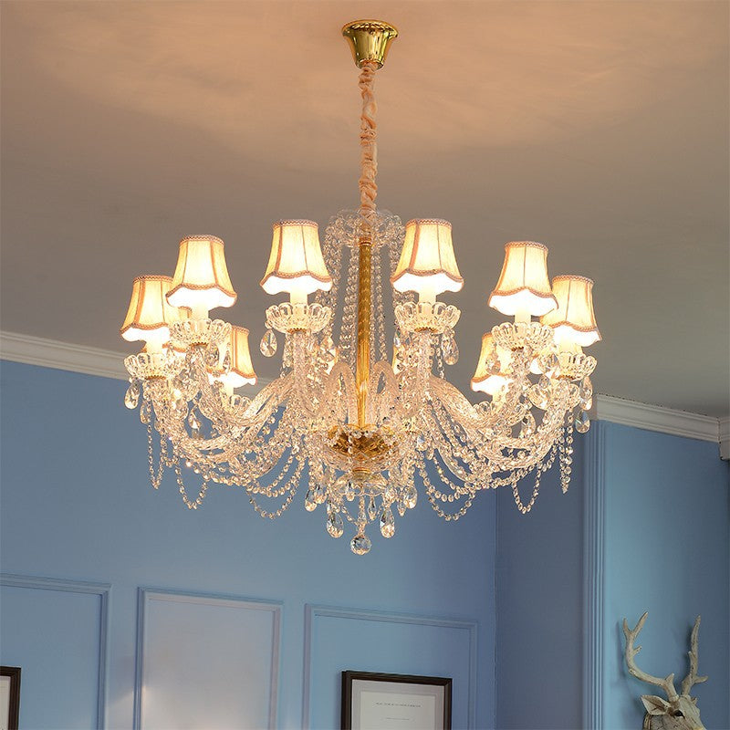 Kristy LED Lustre Cristal Métal Verre Salon Chambre à Coucher - Neutralighting