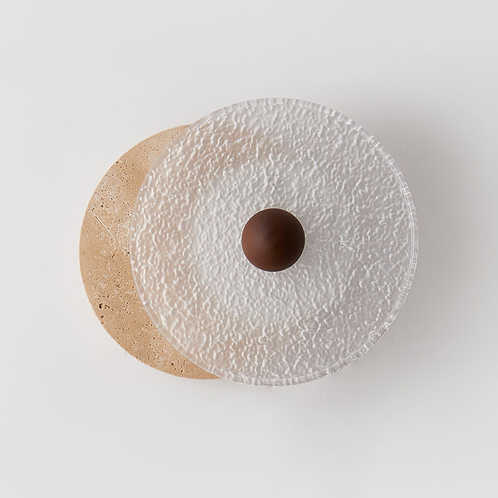 Olivia Applique Murale Moderne en Travertin - Neutralighting