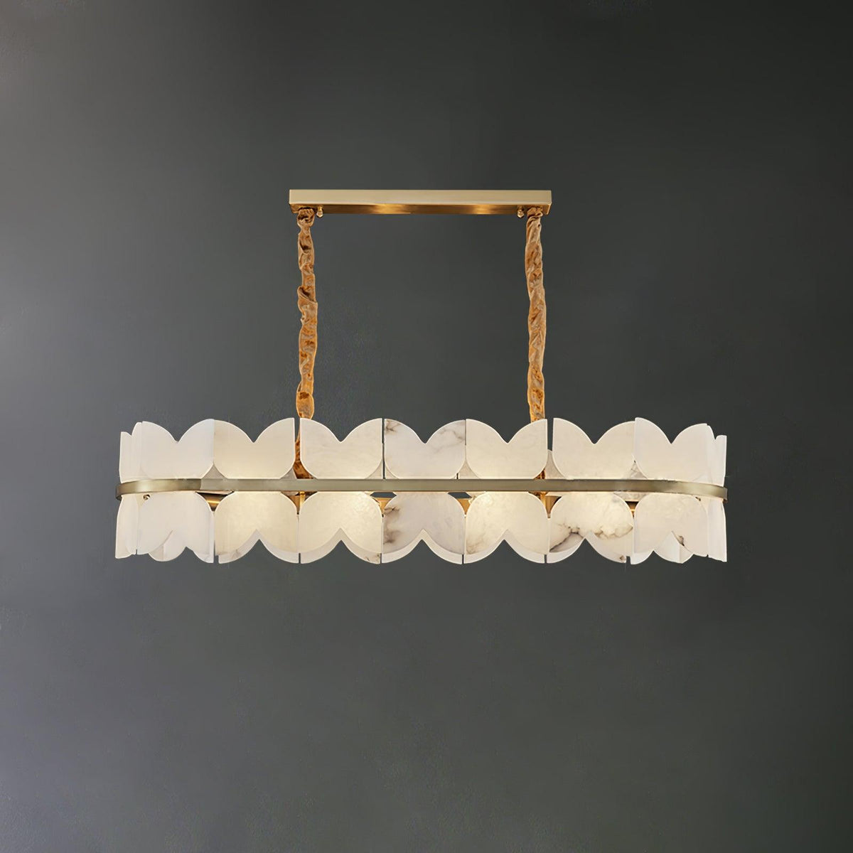 Seraphina Chandelier Albâtre Vintage - Neutralighting