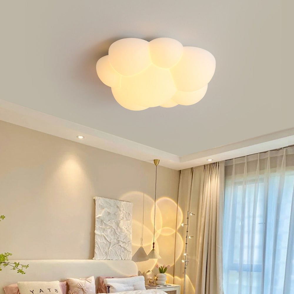 Aria Plafonnier LED Nuage Nordique Résine Chambre à Coucher - Neutralighting