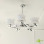 Lustra Chandelier en Verre Vintage Doré Naturel - Neutralighting