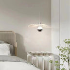 Arisha Suspension Feuille Nordique Métal Résine Chambre à Coucher Couloir - Neutralighting