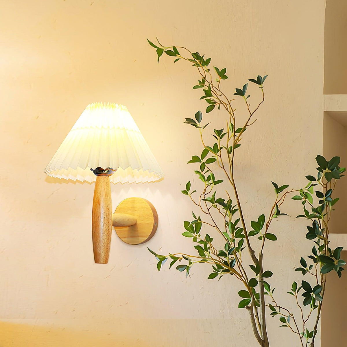 Lincoln Applique Murale Moderne en Bois - Neutralighting