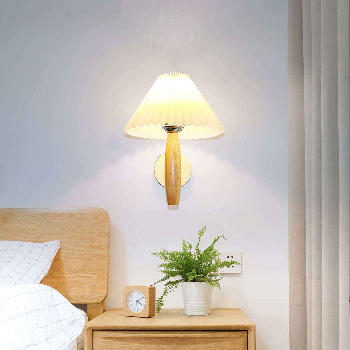 Lincoln Applique Murale Moderne en Bois - Neutralighting