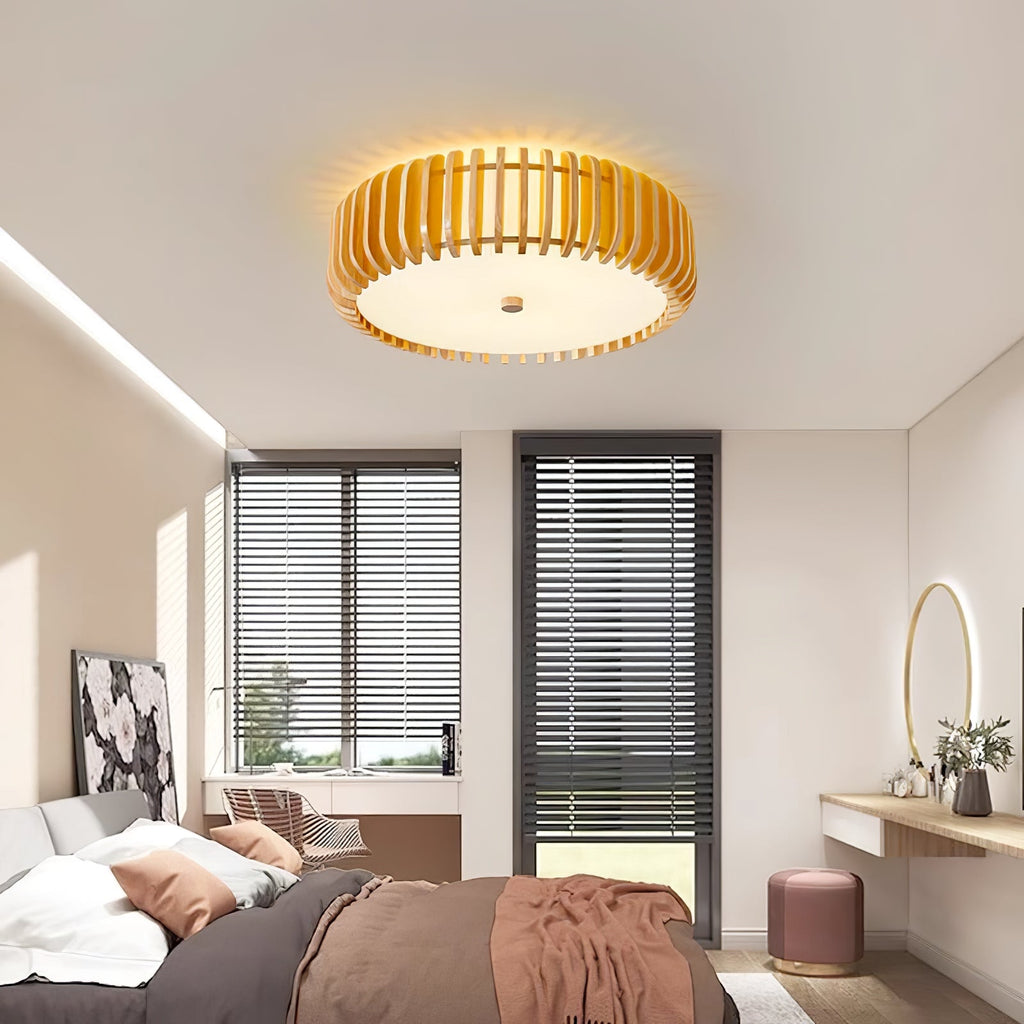 Vezorus Plafonnier en Bois Premium Élégance - Neutralighting