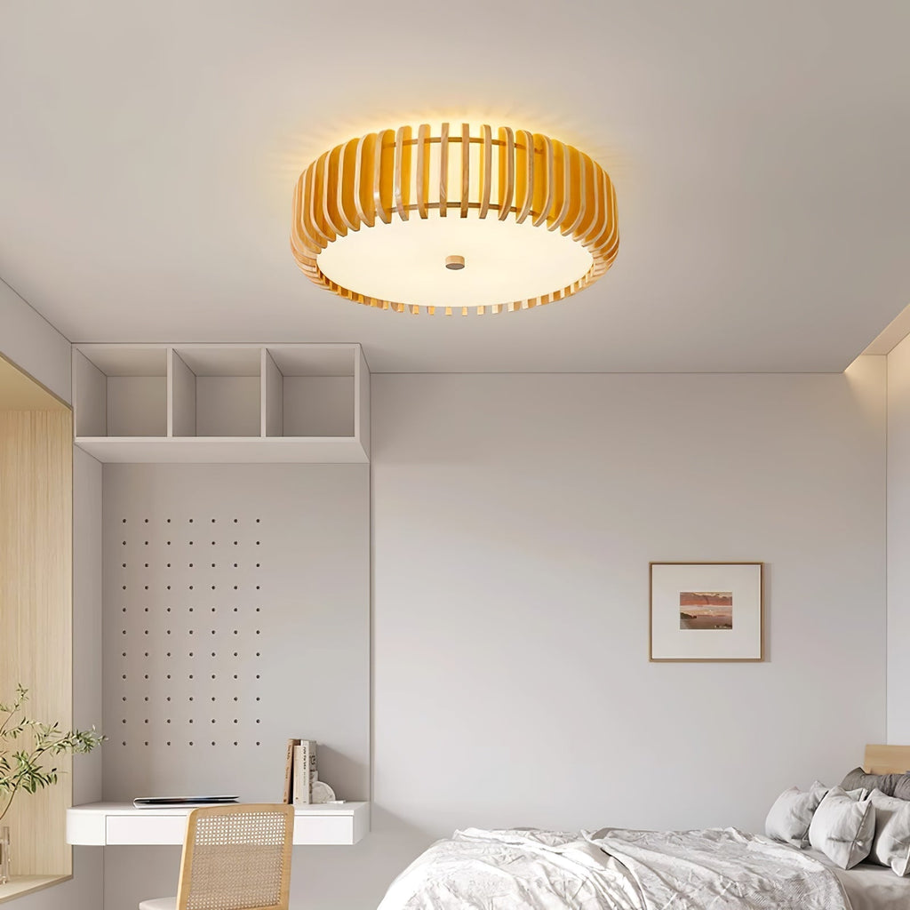Vezorus Plafonnier en Bois Premium Élégance - Neutralighting