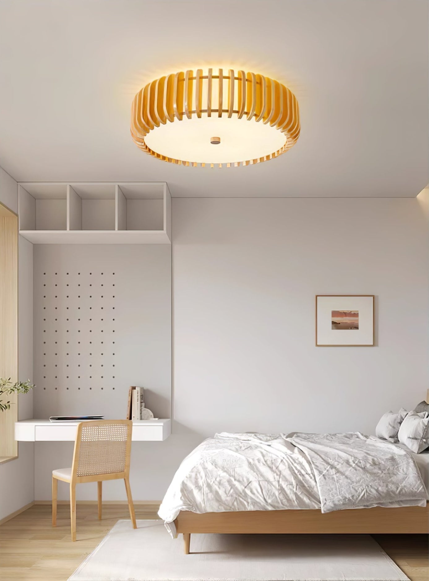 Vezorus Plafonnier en Bois Premium Élégance - Neutralighting