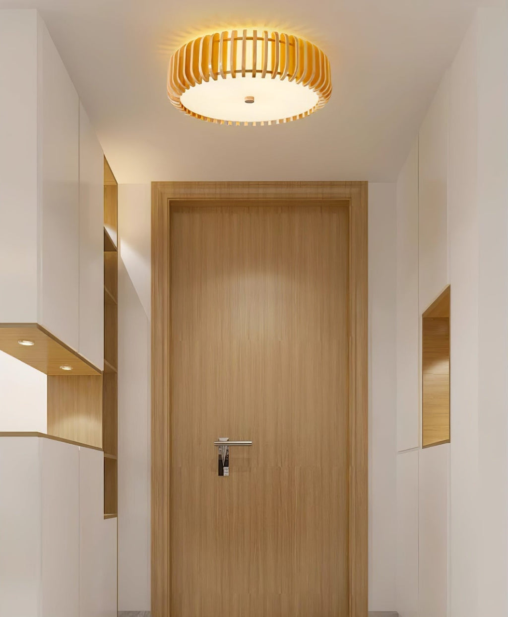 Vezorus Plafonnier en Bois Premium Élégance - Neutralighting