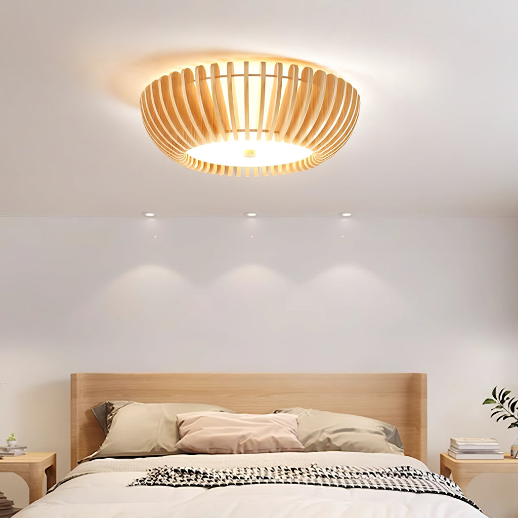 Vezorus Plafonnier en Bois Premium Élégance - Neutralighting