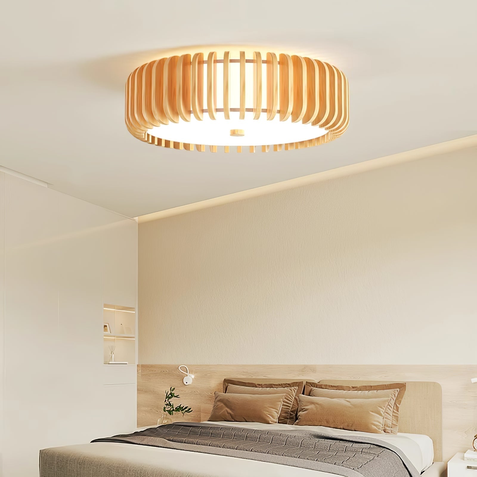 Vezorus Plafonnier en Bois Premium Élégance - Neutralighting