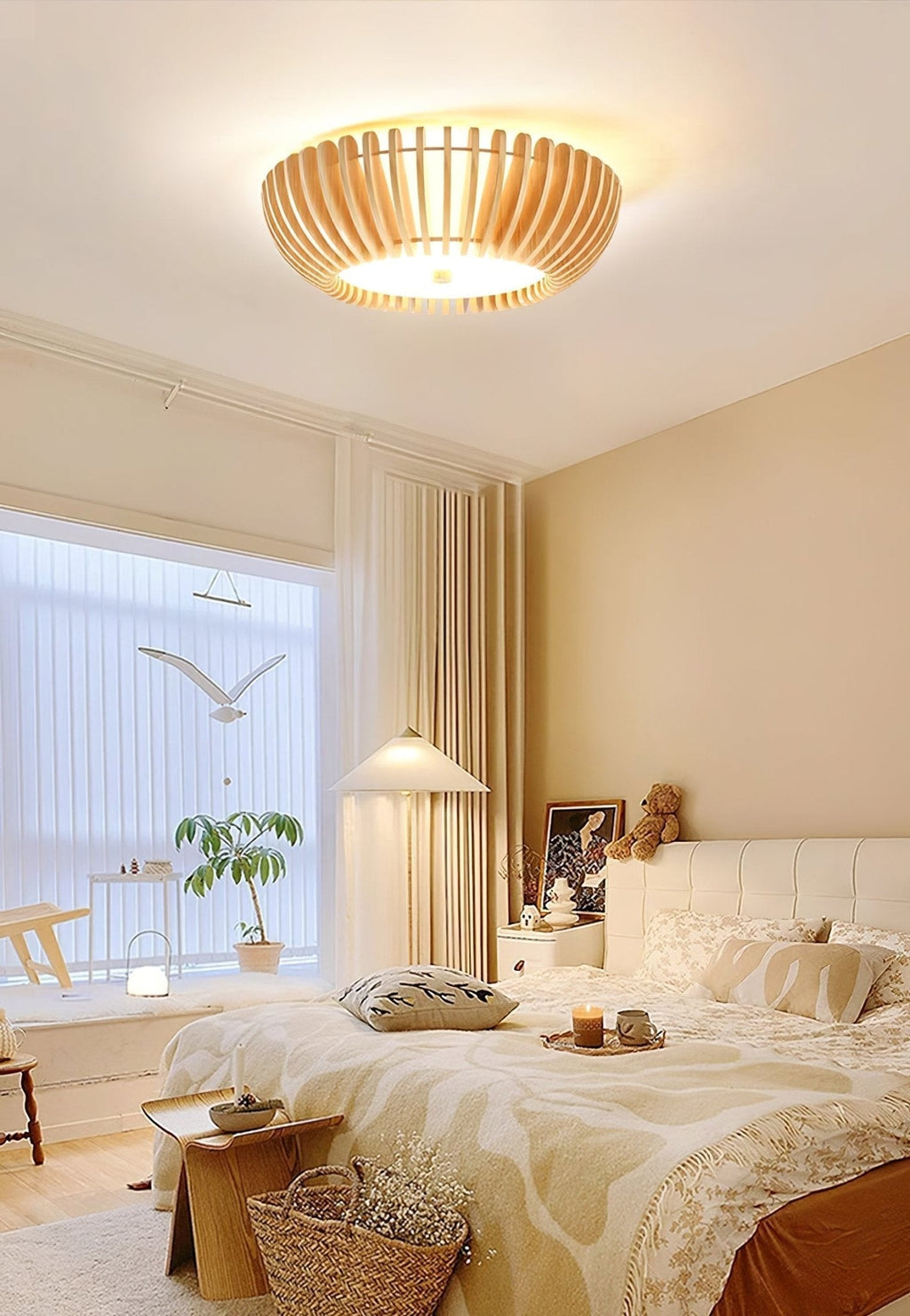 Vezorus Plafonnier en Bois Premium Élégance - Neutralighting