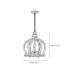 Vivinir Suspension Vintage Industrielle Aura Farmhouse en Bois et Métal - Neutralighting